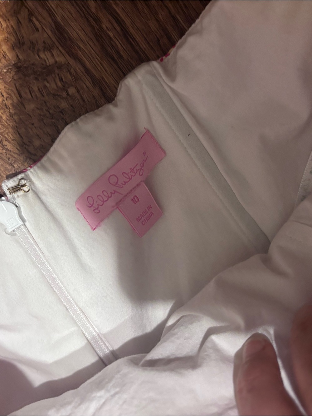Lilly Pulitzer resort Pink and Yellow Halter chum bucket raffle Dress Sz 10 - Picture 7 of 9